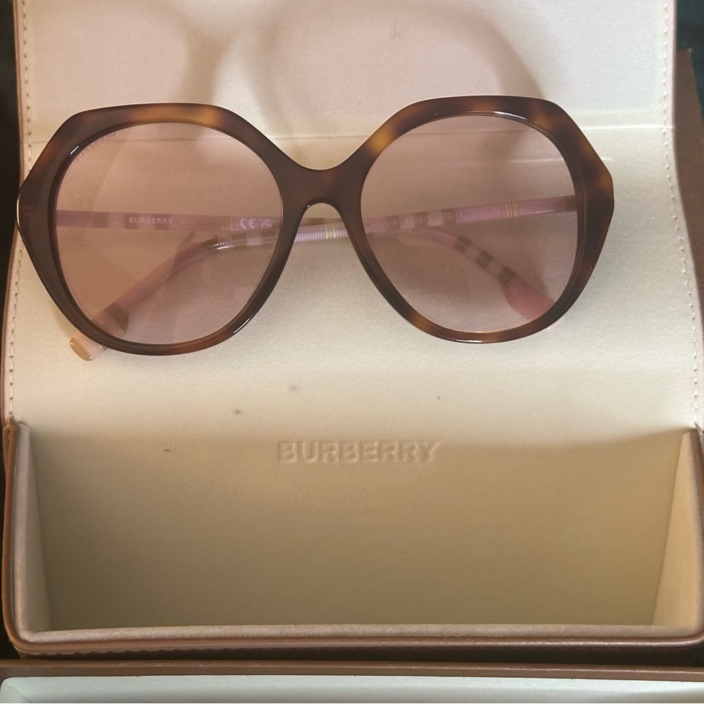 Burberry Tortoise Shell Sunglasses
